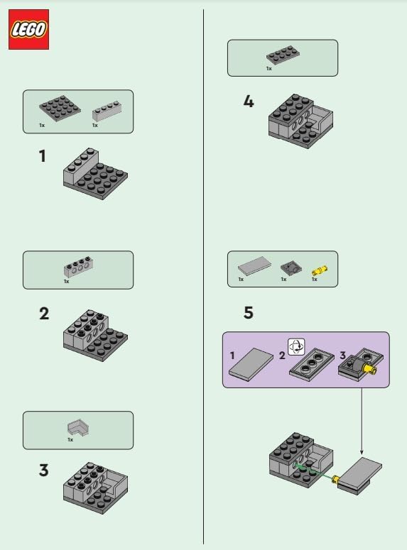 LEGO Minecraft: Steve Minifigure in the Diamond Mine with TNT - 6+