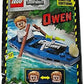 LEGO Jurassic World: Owen Minifigure with Kayak and Raptor Egg