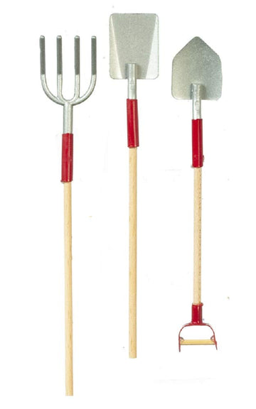 Dollhouse Miniature 1:12 Scale 3 Pc Garden Tools Set #Ma1034