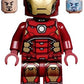 LEGO Superheroes: Iron Man Silver Hexagon on Chest and Power Blasts