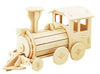 Hands Craft DIY 3D Wooden Puzzle - Assembly Locomotive Model Building Kit Brain Teaser Puzzles Educational STEM Toy Adults and Kids to Build Safe