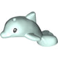 LEGO City Friends: Baby Dolphin Minifigure Aqua (Very Small, Less Than 1 inch)