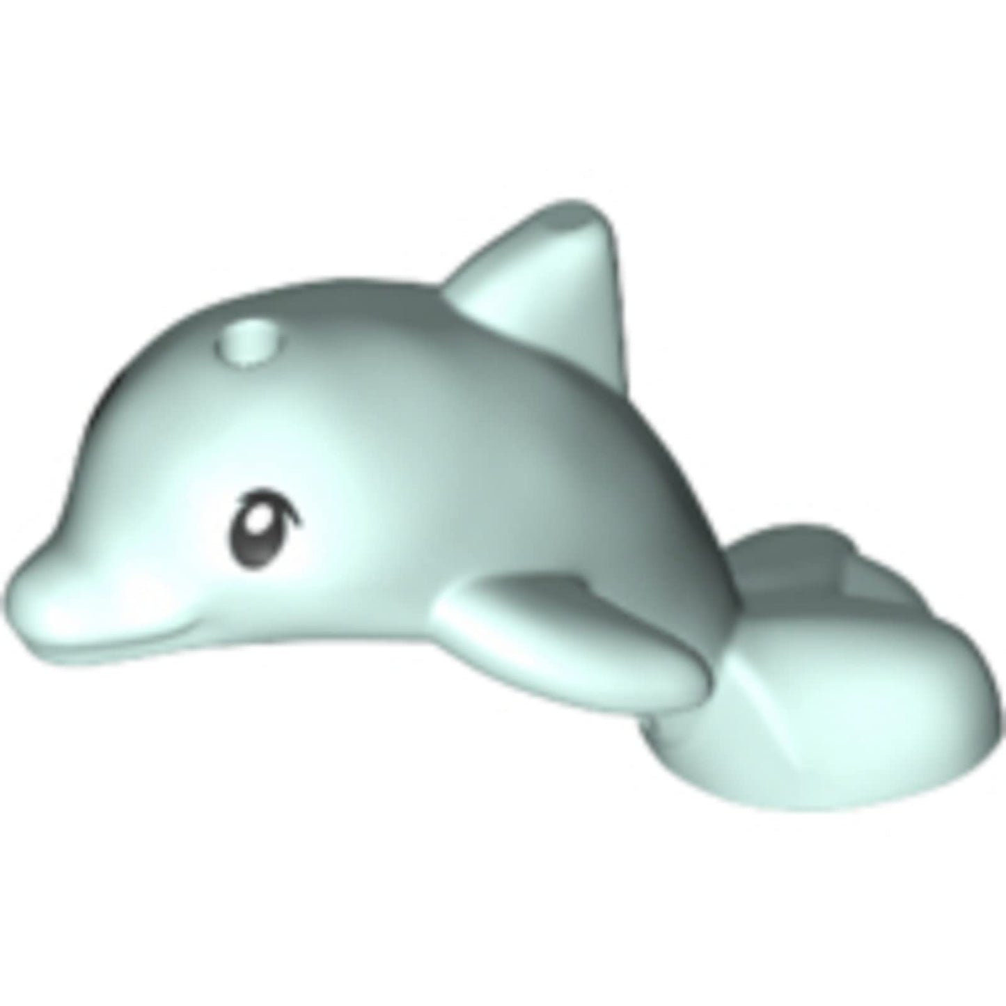 LEGO City Friends: Baby Dolphin Minifigure Aqua (Very Small, Less Than 1 inch)
