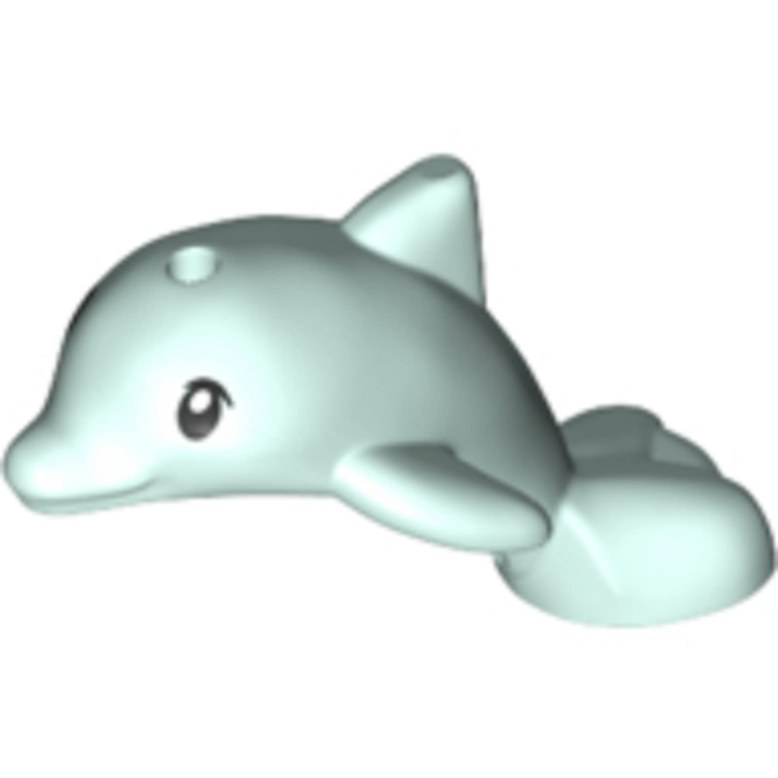 LEGO City Friends: Baby Dolphin Minifigure Aqua (Very Small, Less Than 1 inch)