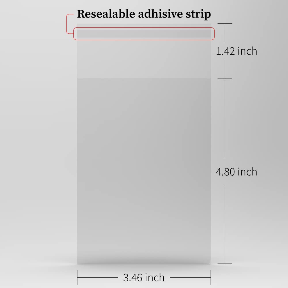 Rieton Resealable Team Set Bags - 500 ct |4 Pack X 125/Bag, Archival Quality Polypropylene Resealable Card Sleeves Compatible with Top loaders
