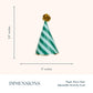 Bonjour Fete Hogwarts™ House Paper Party Hats, Harry Potter Accessories | Wizard Costume Headwear | Wizarding World Merchandise, Birthday Celebration
