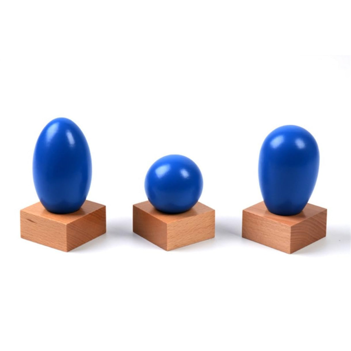 Gudong Baby Toy Montessori Geometric Solids with Stands Bases and Box Early Childhood Education Kids Toys Geometric Shape Cognitive Matching