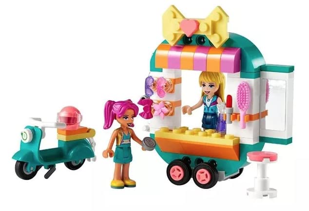 LEGO Friends Mobile Fashion Boutique Shop and Hair Salon Playset 41719, Creative Toy for Kids, Girls and Boys 6 Plus Years Old with Stephanie
