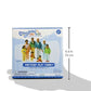 Creative Minds Marvel Education African American Family Toy Figure Set for Kids Ages 3+, Set of 8 Inclusive and Diverse Dollhouse Toy Figurines