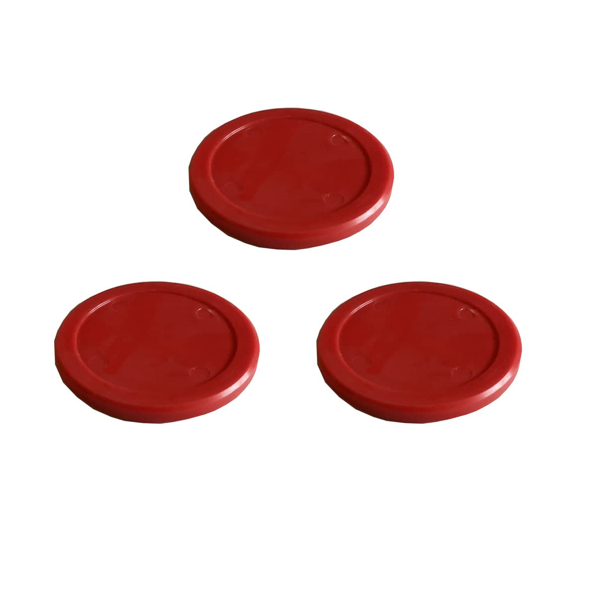 Game Room Guys Generic Harvard Red Air Hockey Table Puck - 2-1/2" - Set of (3)