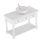 Baosity 1/12 Scale Basin Sink,Mini House Bathroom Furniture Sink,Wash Basin Cabinet for Doll House Furniture Model Bathroom Kitchen Decoration