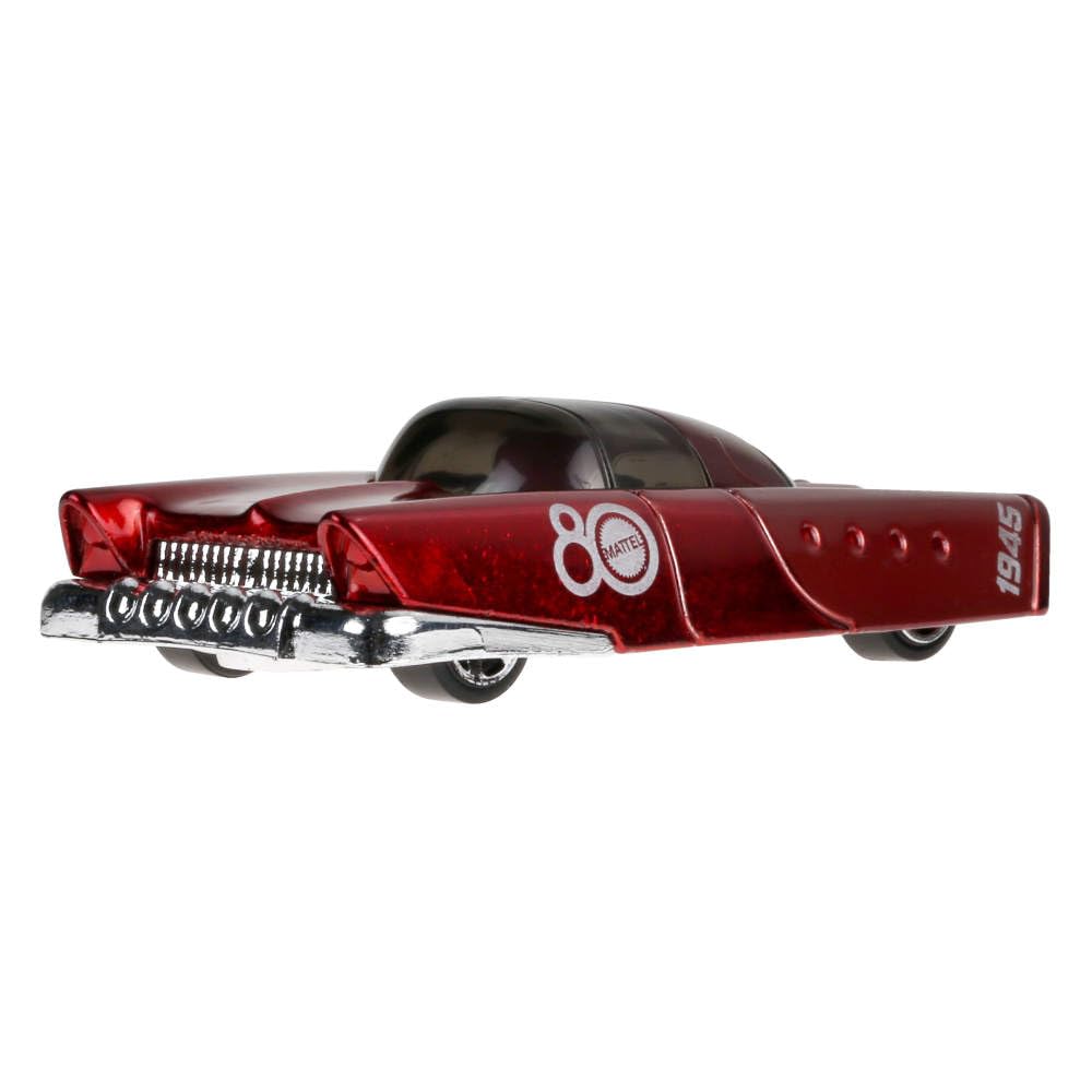 Hot Wheels Mattel Dream Mobile, 80th Anniversary Collector's Edition, Die-Cast Model Car, Red