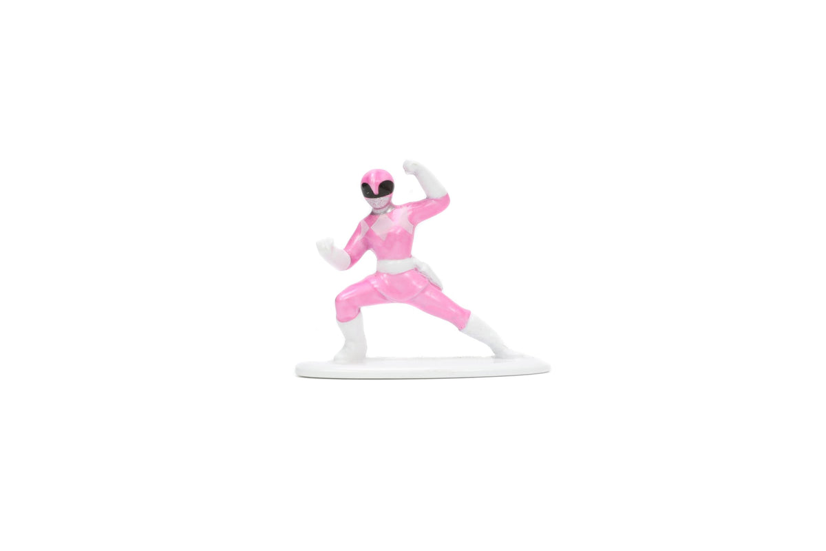 Jada Mighty Morphin Power Rangers 1:32 Toyota FT-1 Concept Die-cast Car with 1.65" Pink Ranger Figure, Toys for Kids and Adults