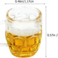5Pcs Mini Beer Cups, Realistic Resin Dollhouse Barware for DIY Miniature Crafts, Miniature Beer Mugs Compatible with 1:12 Scale Dollhouses