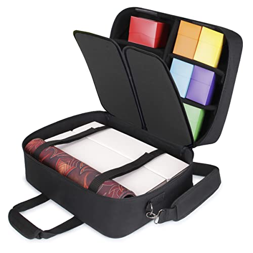 USA Gear XL MTG Bag Fits Magic the Gathering Deck Boxes, Playmats, Pokemon, Yugioh Cards & More TCG Accessories - TCG Storage Bag with Shoulder