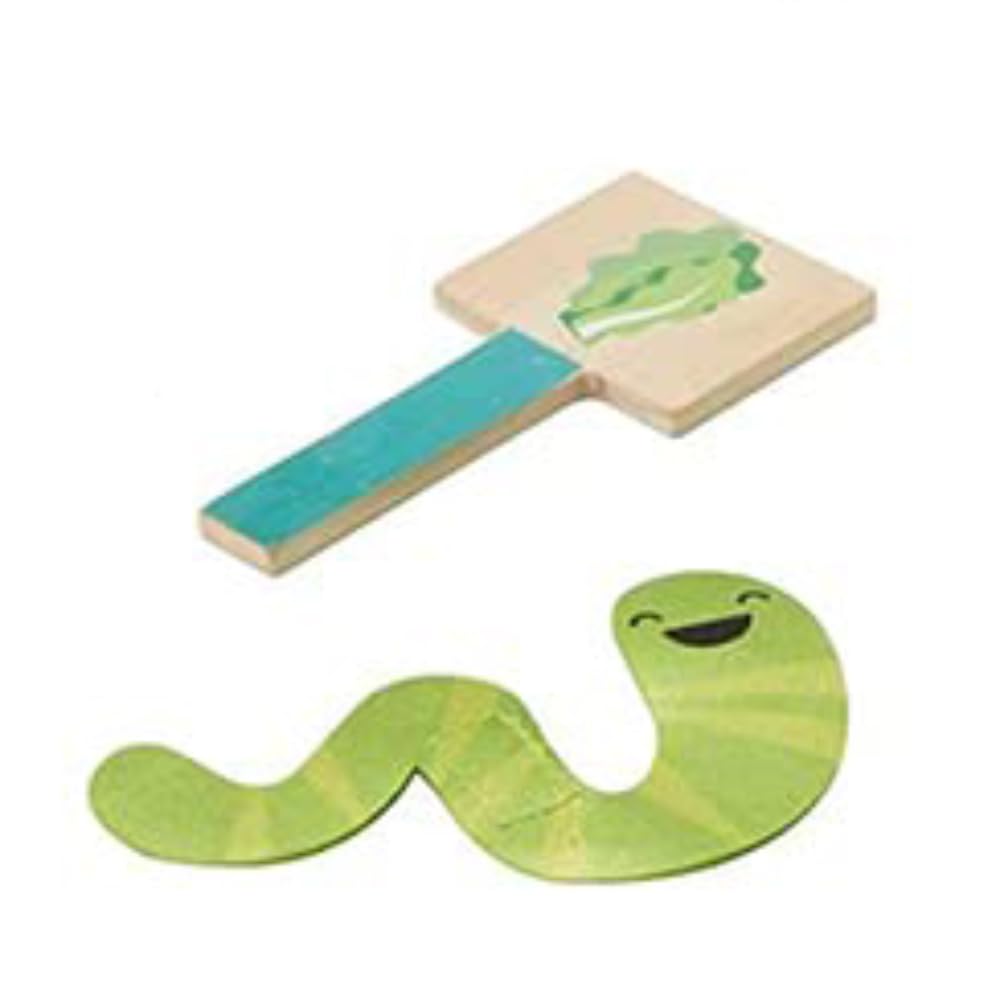 Fisher-Price Replacement Parts Farm-to-Market Stand Playset GGT62 - Replacement Pretend Play Green Vine, Worm and 2 Wooden Signs