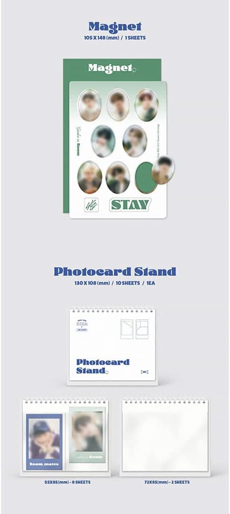 Copan Stray Kids 2022 Season's Greetings - Room,Mates+Culture Korean Gift (Decorative Stickers, Photocards)