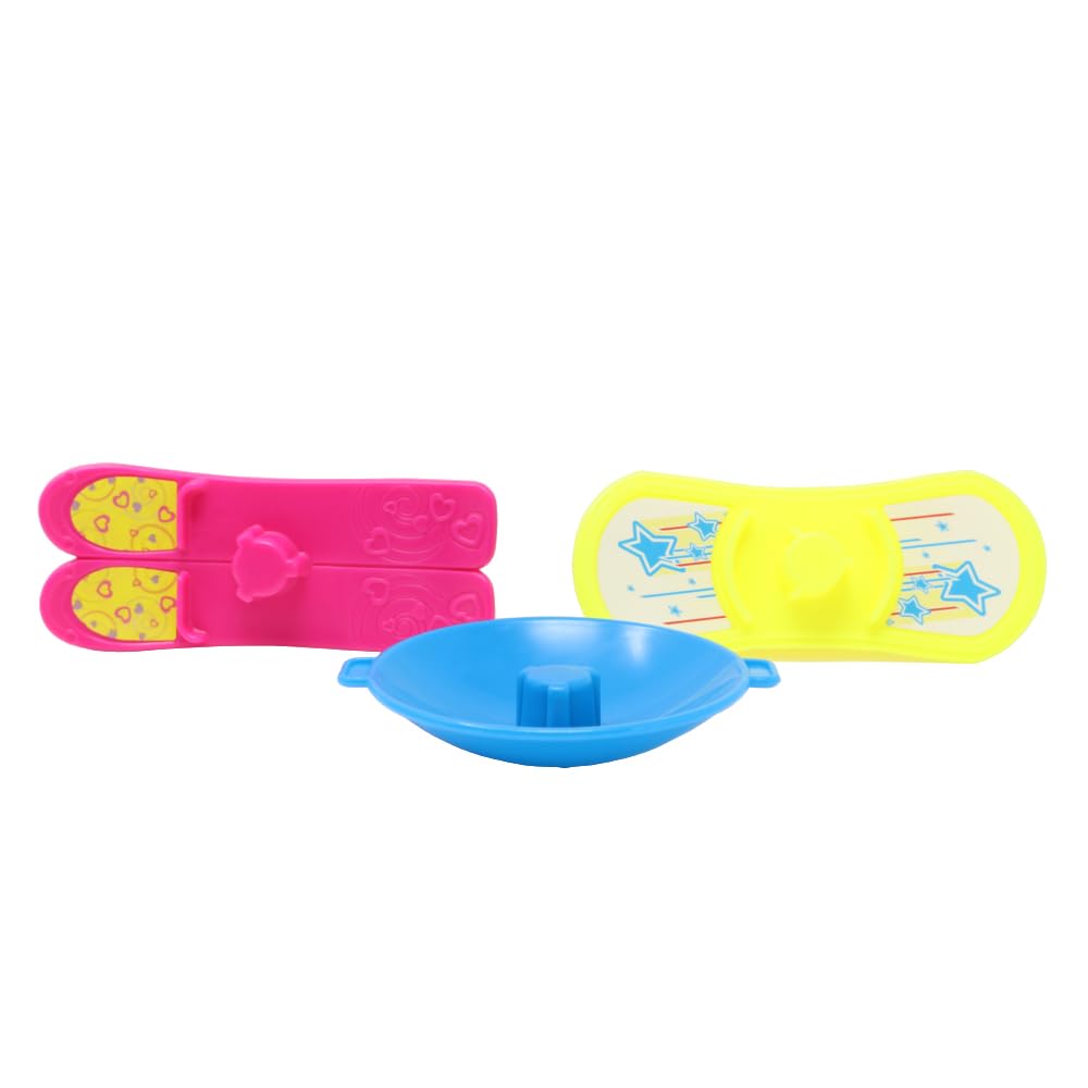 Fisher-Price Replacement Parts for Collectible Little People Family Fun Winter Snow Holiday Christmas Playset DGF96 - Replacement Snowboard, Skis and