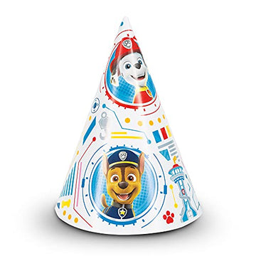 Paw Patrol Party Hats (8 Count) - Colorful & Fun Celebration Accessory, Perfect for Kids' Parties