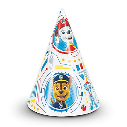 Paw Patrol Party Hats (8 Count) - Colorful & Fun Celebration Accessory, Perfect for Kids' Parties