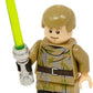 LEGO Star Wars: Luke Skywalker in Endor Outfit with Dark Green Lightsaber