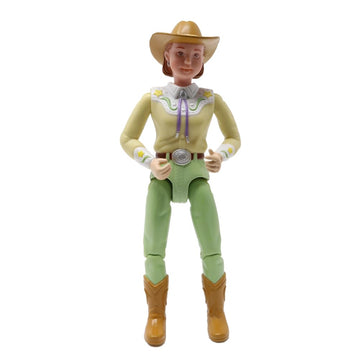 Fisher-Price Replacement Part Loving Family Farm and Dollhouse Lily Gray Horse Playset 75273 - Replacement Woman Mom Western Style Horseback Cowgirl
