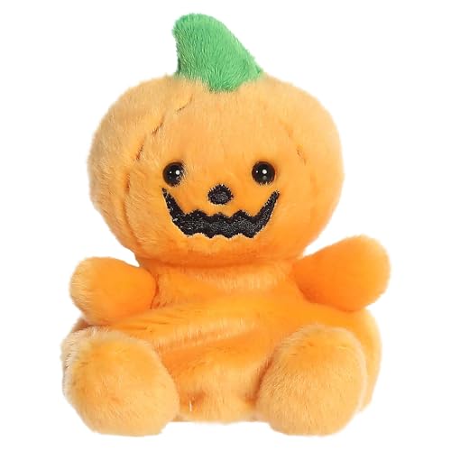 Aurora Palm Pals 5" Squashley Pumpkin Head Spooky Plush