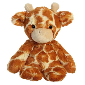 Aurora® Snuggly Sweet & Softer™ Giraffe Stuffed Animal - Comforting Companion - Imaginative Play - Brown 6.5 Inches