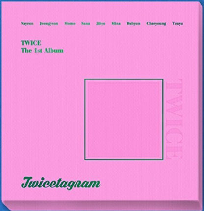 JYP Entertainment Twice - Twicetagram (Vol.1) [A Matte ver.] CD+3 Photocard+Sticker+Extra Photocard Set