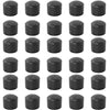 SQXBK Foosball End Cap 30PCS 15.8mm Black Foosball Table Rod Safety Rubber End Caps Flexible Pipe Post Rubber Cover Tip Protectors