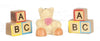 Dollhouse Miniature 1:12 Scale ABC Blocks and Bear #G8043