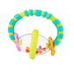Bright Starts Grab & Spin Baby Rattle & BPA-Free Teether Toy, Ages 3 Months+