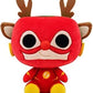 Funko 51064 POP Plush: DC Holiday-Rudolph Flash Comics Collectible Toy, Multicolour