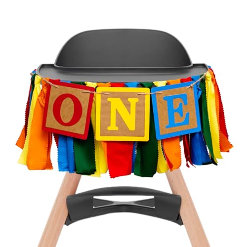 Upfirst Colorful One High Chair Banner
