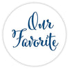 Our Wedding Stickers, Choose Your Colors, Wedding Favor Stickers (344-NV)