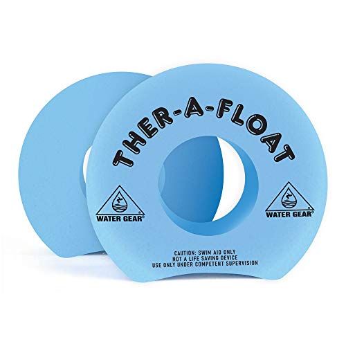 Water Gear Ther-A-Float Rings - Arm Floating Ring Device for Deep Water Exercise - Aquatic Sports Workout - Sleeves Bands for Vertical Suspension