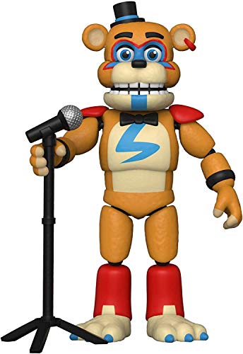 POP Funko Action Figure: Five Nights at Freddy's, Security Breach - Glamrock Fred, Multicolor