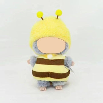 17cm Doll Clothes Outfit - Compatible with Labubu Dolls - No Doll Included - Fashion Accessories for Collectors(3D bee)