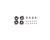 Genuine Phantom 4 Pro Propeller Mounting Plate Set(2CW and 2CCW) Use for DJI Phantom 4, 4 Pro/Adv/V2.0(Part 122) Black