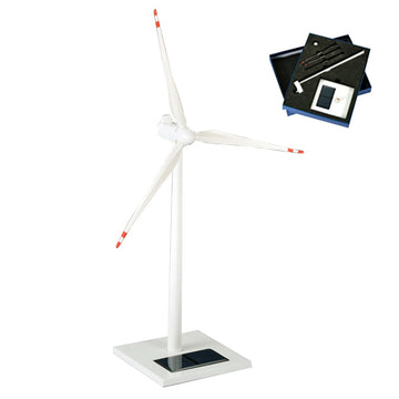 YounggDiy 3D DIY Metal Solar Windmill Model, Desk Home Decor Craft Science Education Toy Gift, 300 RPM Rotation Speed (Silver)