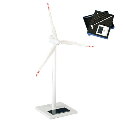 YounggDiy 3D DIY Metal Solar Windmill Model, Desk Home Decor Craft Science Education Toy Gift, 300 RPM Rotation Speed (Silver)