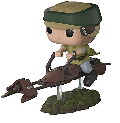 Funko 23253 Pop Deluxe: Leia on Speeder Bike Collectible Vinyl Figure (Styles May Vary)