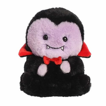 Aurora® Spooky Rolly Pet™ Vaughn Vampire™ Stuffed Animal - Compact Size for On-the-Go Fun - Perfect for Halloween Decorations and Gifts - Purple 5