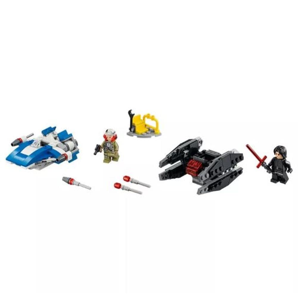 LEGO Star Wars: The Last Jedi A-Wing vs. TIE Silencer Microfighters 75196 Building Kit (188 Pieces)