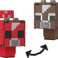 Minecraft Flippin Figs Mooshroom Cow with 2-in-1 Fidget Play 3.75-inch