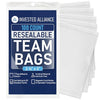 Invested Alliance Resealable Set Team Bags for Trading Cards | Ultra, TCG, Baseball, Sports Card Team Bags Sleeves. Fits Top loaders, Magnetic & Semi