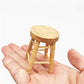 EatingBiting Adult Decorations 1:12 Dollhouse Miniature Wooden Stool Chair Dollhouse Furniture Box Handmade Dollhouse Pub Bar high Stool Chair
