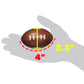 GIFTEXPRESS 1 Dozen 4" Foam Mini Football Stress Balls, Mini Sport Balls, Game Day Decoration Party Favor, Football Themed Party Supplies