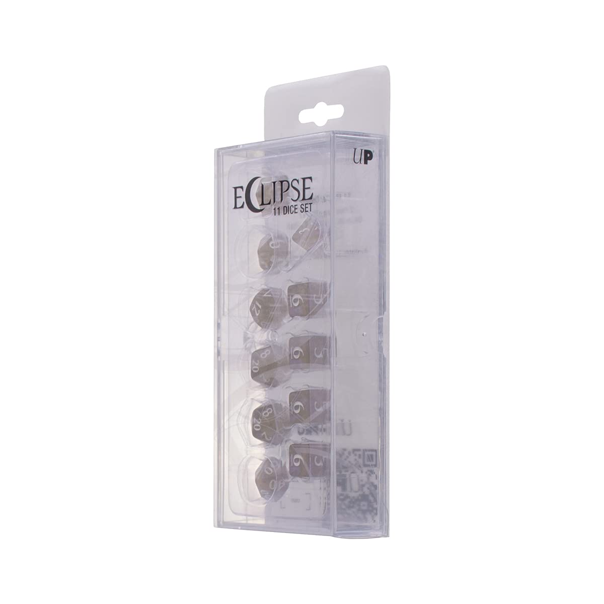 Ultra PRO - Eclipse 11 Würfelset (Smoke Grey) - Großartiges Würfelset für alle Arten von Karten- und Brettspielen wie, DND, MTG und RPG - UP Your Game