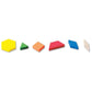 hand2mind Foam Pattern Blocks Set, Geometric Manipulatives and Sorting Shapes for Preschool and Kindergarten, Set of 250